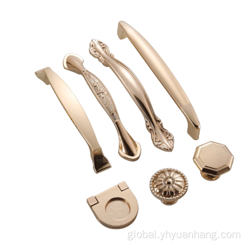 Bronze Kitchen Hardware with Stainless Appliances Champagne Gold Door Handles Manufactory